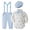 Light Blue, variant on Toddler Boys Fall Winter Outfits Clothing Brown Babys Spring Fall Gentleman Suit Boys Long Sleeve Shirt Bag Hip Dress Suit Fashion Prin,Size 6M,Light Blue