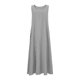 thumbnail image 3 of Mini Vestido de Verano de la Moda de las Mujeres Impreso sin Mangas Cuello Redondo de la Longitud Del Tobillo Vestido Casual, 3 of 6