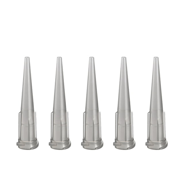 Aguja de llenado dispensadora cónica sin punta industrial 16ga X 1.26" Gris 5 Pcs