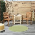 thumbnail image 6 of Nourison Essentials Indoor/Outdoor Green 4' x round Area Rug, (4 Round), 6 of 11
