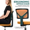 thumbnail image 3 of Aukfa Desk Chair Home Office Chair with Lumbar Support, Black,, 3 of 7