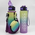 thumbnail image 1 of Funda antideslizante para botella de agua de 1000 ML Funda para botella deportiva de 1000 ML (amarillo púrpura) Ndcxsfigh Para Estrenar, 1 of 6