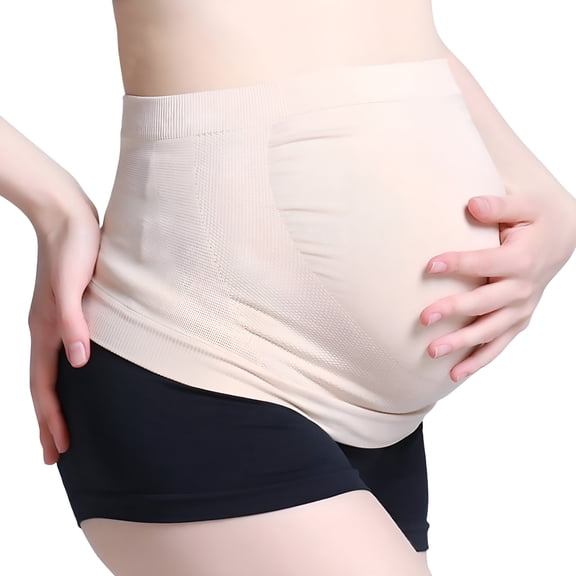 TELOLY Belly Band for Pregnancy, Seamless Maternity Belly Band, Soft and Comfortable Pregnancy Support Belly Belt