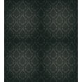 thumbnail image 3 of Dark Grey King Size Duvet Cover Set, Ancient Damask Motifs Victorian Vintage Revival Design Elements Medieval Baroque, Decorative 3 Piece Bedding Set with 2 Pillow Shams, Black Grey, by Ambesonne, 3 of 3