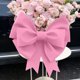 thumbnail image 1 of Herunwer Bow cake Topper, Bow Party Decorations Bow Birthday Decorations Princess Bow Decor for Wedding Birthday Party Anniversary, 1 of 6