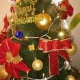 thumbnail image 3 of Triani 24 Pcs Christmas Tree Ornaments Set 1.57 Inch Glitter Tiny Christmas Tree Ornaments Gold Mini Christmas Tree Decoration for Xmas Tree Holiday Wreath Garland, 3 of 7