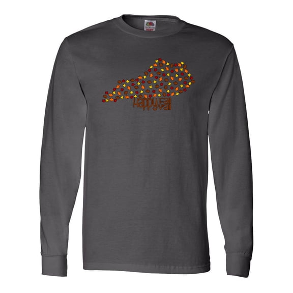 Inktastic Happy Fall Y'all Kentucky Long Sleeve T-Shirt