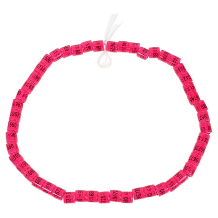 unbranded 50pcs Pigeon Foot Bands Bird Identification Leg Rings Aluminum Plastic Leg Tags for Racing Pigeons and Poultry Supplies