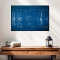 thumbnail image 2 of Elephant Stock Airplane Blueprint Wall Art - Horizontal Canvas Wall Art - Living Room Wall Decor - Patent Canvas - Blue And White Decor - 24" x 16", 2 of 8