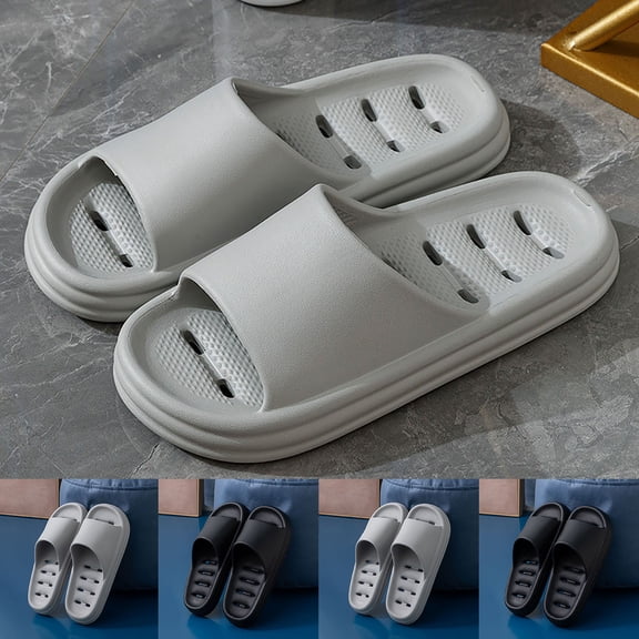 Taqqpue Shower Shoes for Women Men,Non-Slip Pool Slides,Quick Drying Shower Slippers,Lightweight Shower Sandals with Drain Holes for College Dorm, Beach, Bathroom & Gym