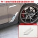 thumbnail image 2 of 1Pair Chrome Stainless Steel Car Side Fender Trim Accessories for-BMW, 2 of 4