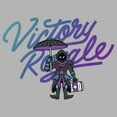 thumbnail image 2 of Men's Fortnite Raven Victory Royale  Pull Over Hoodie Athletic Heather 3X Large, 2 of 4