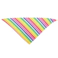 thumbnail image 1 of KAKOWELY Rainbow Stripe Dog Triangular Bandana Pet Triangular Bandana Prop Pet Triangular Scarf,26.38X"X17.72"X17.72", 1 of 5
