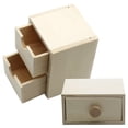thumbnail image 4 of 2pcs Wooden Small Drawers Unpainted Blank Small Drawers DIY DIY Wood Small Drawers, 4 of 9