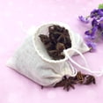 thumbnail image 2 of 50pcs Drawstring Strainer Bags Cheesecloth Filter Bags for Spice Medicine Dried Herbs, 2 of 5