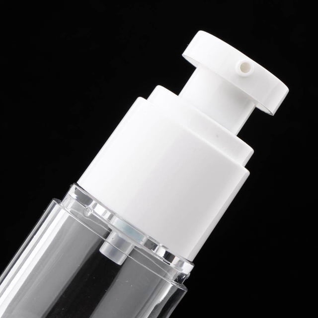 tredstone 2x Flacon de Pompe Airless Stérile Toner/loton/sérum Réutilisable Conteneur 15ml