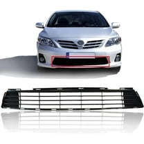 HAPSO Front Center Bumper Lower Grille Corolla Black Direct Insert Replacement Grill Compatible with Toyota Corolla Sedan 4-Door 2011-2013 5311202280 TO1036125