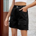 thumbnail image 5 of Zoeecloth Women’s Denim High Waist Female Casual Jean Shorts with Pocket for Women Cargo S-XXL, 5 of 10