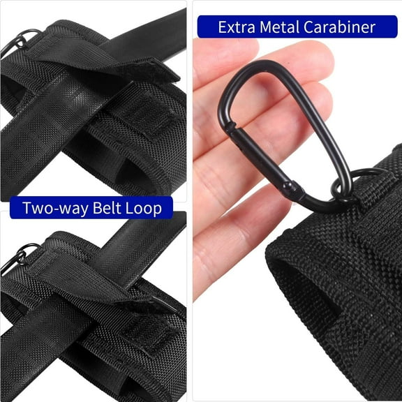 DASAW-Multitool Sheath for Belt, 900D Nylon Multitool Pouch with 4 Pockets Knife Sheath, EDC Tool Pouch Holster for Multitool Pocket Knife Tactical Pen Flashlight