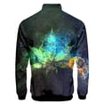 thumbnail image 3 of Nueva chaqueta con estampado de panda en 3D de hojas y cielo estrellado para hombre y mujer, sudaderas con capucha Harajuku Y2k, chaquetas con cremallera, ropa, 3 of 4