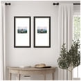 thumbnail image 3 of Kate and Laurel Belmont Black 11x20 matted to 5x7 Rectangular Picture Frame 2 Piece Black Decorative Photo Frame Set for gallery wall frame in living room wall decor, Set of 2, 3 of 7