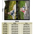 thumbnail image 3 of Custom Blanket with Picture Customized Flannel Blanket Personalized Throw Blanket with Photo/Text Customized Blanket Gift for Kid Friend Halloween Christmas(30X40in), 3 of 6