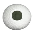 thumbnail image 4 of Bergamo Art 14" Decorative Handmade White Round Patterned Glass Vase, 4 of 6