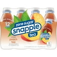 thumbnail image 5 of Snapple Zero Sugar Peach, Bottled Tea Drink, 16 fl oz, 12 Bottles, 5 of 10