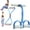 Grayish blue, variant on Fashion Puller Exercise,8 Tube Pedal Resistance Device, Detachable and Adjustable Pedal Resistance Device, Full-Body Workout for Home Gym, Tones Arms Abs Waist, Unisex