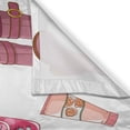 thumbnail image 3 of Ambesonne Heels and Dresses Kitchen Curtains, Girlish Items, 55"x39", Multicolor, 3 of 3