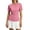 W10-Pink, variant on Rhuody Tshirts For Women Open Back Short Sleeve Tops Loose Fit Athletic Crop Tee Gym Running Yoga Shirt Soft Womens Clothes Grey