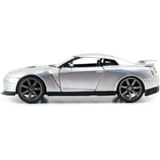 Jada 1:32 Scale Brian's Nissan GT-R R35 Silver Fast & Furious Movie Diecast Model Car