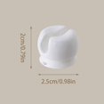 thumbnail image 2 of Soporte de pared para cepillos de dientes de 4 piezas con ventosas, gancho de almacenamiento multifuncional montado en la pared para mantener los cepillos de dientes secos y sin polvo, 2 of 5