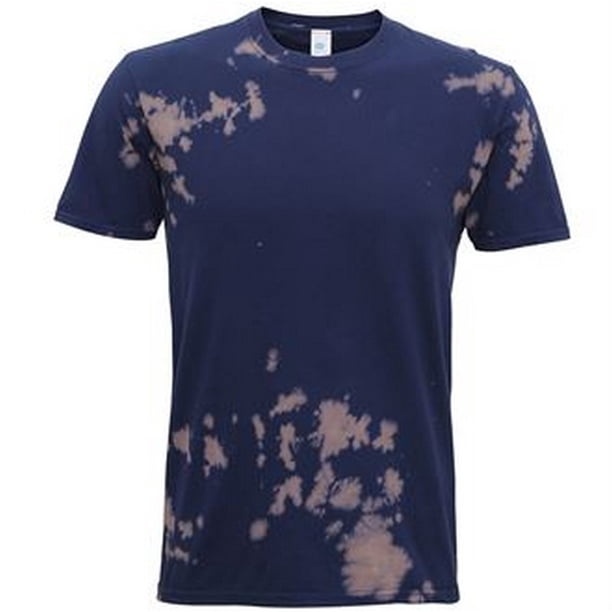 Colortone - Camiseta con diseño desteñido unisex (Azul marino)