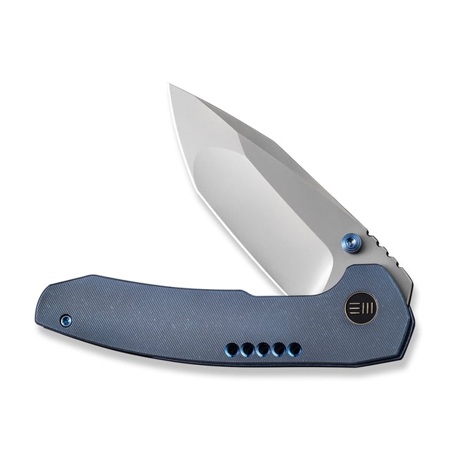 WE Knife Trogon Frame Lock 22002B-1 Blue Titanium 20CV Steel Pocket Knives Cuchillo