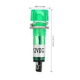 thumbnail image 2 of Raindrops 20 Pcs Lampe de Signalisation Indicateur LED Vert Indicateurs d'Alarme en Plastique Équipement de Garage, 2 of 5
