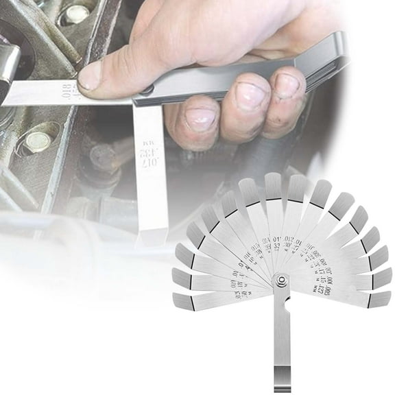 High Precision Measuring Tools Steel Feeler Gauge Double Marking Metric 1 Piece 16 Feeler Gauge for Accurate Measurements in Engineering and Automotive Applications