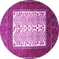 thumbnail image 1 of Ahgly Company Indoor Round Persian Pink Traditional Area Rugs, 3' Round, 1 of 4
