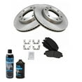 thumbnail image 2 of TRQ Ceramic Front Brake Pad & Rotor Kit w/Fluids LH & RH Fits Entourage Sedona BKA16545 Fits select: 2006-2012 KIA SEDONA, 2007-2008 HYUNDAI ENTOURAGE, 2 of 5