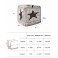 thumbnail image 6 of American Country Stand Mixer Dust Cover with Storage Pocket & Handles, Farmhouse Barn Star Brown Berry Fits All Tilt Head & Bowl Lift Kitchen Appliance Cover Organizer Bag Accessories, 6-8 Quart, 6 of 6