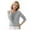 Grey, variant on Womens Round Neck Pullover Sweater Solid Color Long Sleeve Soft Comfortable Casual Fall Winter Knit Top
