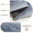 thumbnail image 6 of Navy Blue Ombre Area Rugs 6'x9', Washable Small Throw Rugs for Kitchen Dining room, Modern Abstract Striped Polka Dots Indoor Outdoor Rug Non-Slip Low Pile Carpet Runner Reversible Floor Mats, 6 of 8