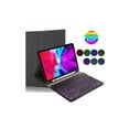 thumbnail image 1 of Keyboard Case for iPad Pro 12.9-inch 2017/2015 (Old Model, 2nd & 1st Generation), Soft TPU Protective Cover, [7 Color Backlit] Magnetically Detachable Wireless Bluetooth Keyboard, 1 of 7