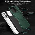 thumbnail image 6 of Magnetic Phone Case for Samsung Galaxy S22+ Plus (Not S22) Compatible with Magsafe, Military-Grade Shockproof Case with Built-in Magnet Circle for Samsung Galaxy S22 Plus, MS Blackish Green, 6 of 18