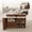 Brown, variant on Wohh 74.8 Inch Mobile Kitchen Island with Extendable Dining Table & Power Outlet, Rolling Storage Cart with 3 Drawers & 2 Cabinets,Kitchen Cart on Wheels for Small Spaces, Food Prep Station