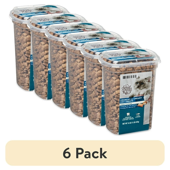 (6 pack) Special Kitty Crunchy & Creamy Tuna Flavor Cat Treats, 16 oz