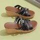 thumbnail image 5 of WILLBEST Sandalias De Plataforma Zapatos De Playa Zapatillas De Mujer Sandalias Planas De Una Sola Pieza Para Vacaciones En La Playa 1022, 5 of 8
