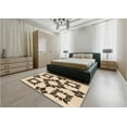 thumbnail image 5 of Ahgly Company Machine Washable Indoor Rectangle Transitional Saddle Brown Area Rugs, 7' x 9', 5 of 7