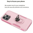 thumbnail image 6 of iPhone 15 Pro Max Case, 2 in 1 Phone Case for iPhone 15 Pro Max 6.7", Takfox Rubber & Rugged Shockproof Protection Heavy Duty with Ring Stand Kickstand Cover,Rose Gold, 6 of 12