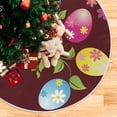 thumbnail image 5 of FMSHPON Easter Easter Egg Floral Vine Xmas Christmas Tree Skirt Stand Mat for Holiday Party Decoration Indoor Outdoor 48 inches, 5 of 6